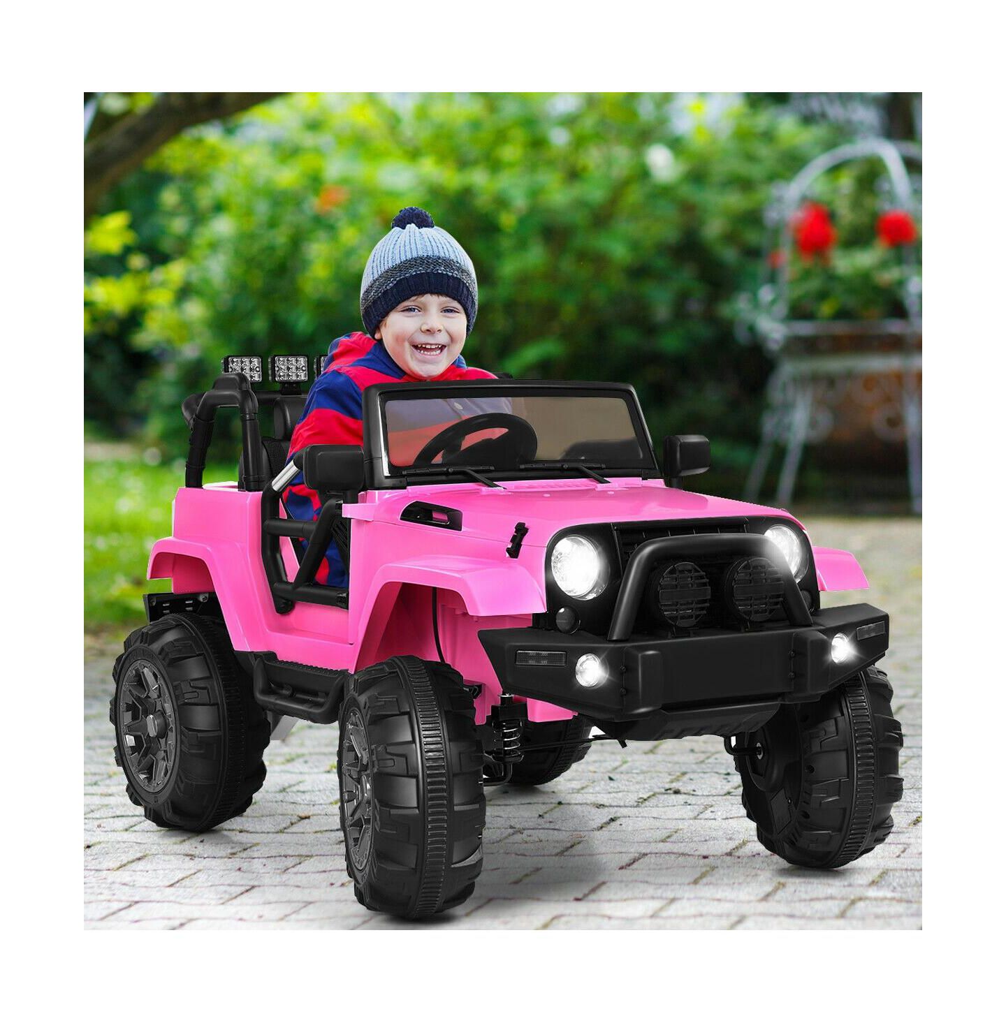 Детская игрушка SUGIFT 12V Electric Ride On Truck with Parental Remote Control and LED Lights, Ages 3+ — фото 1