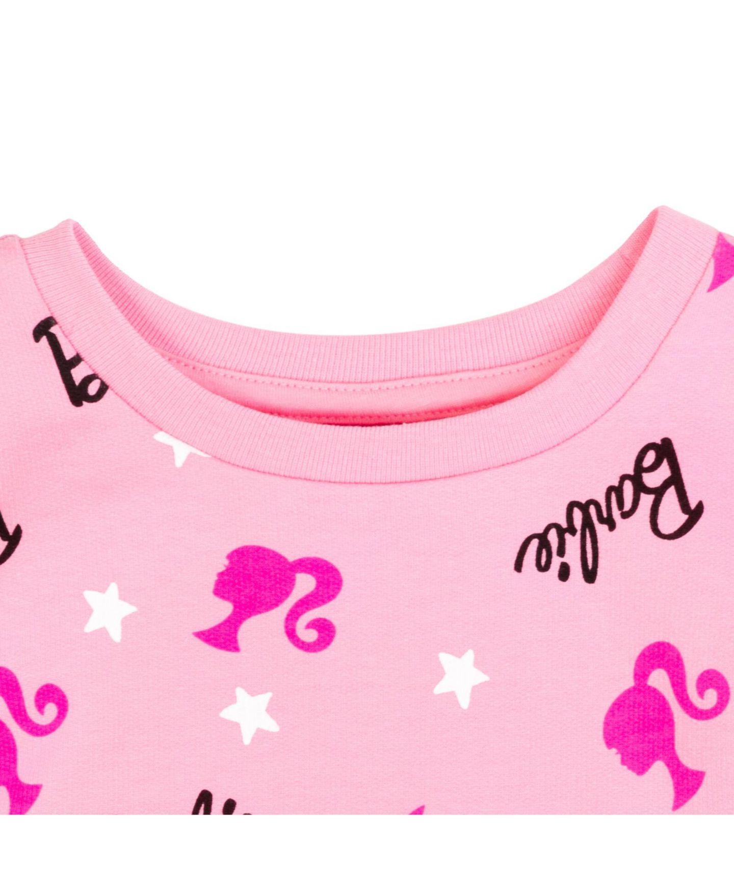 Свитшот Barbie French Terry Pullover Sweatshirt для девочек-малышей, цвет: Розовый — фото 2