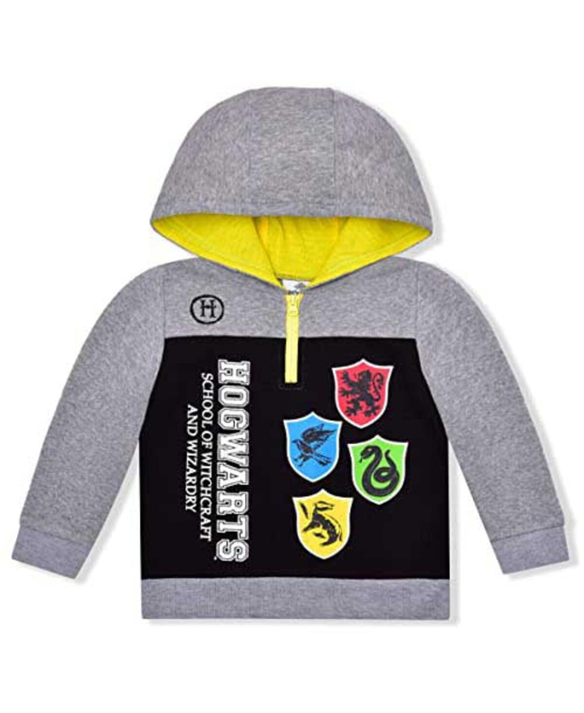 Children's Apparel Network Babies' Toddler Boys And Girls Gray Harry Potter Graphic Pullover Hoodie