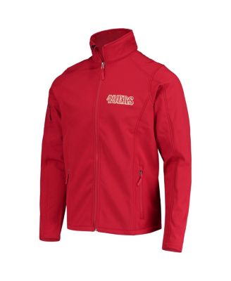 Men's Scarlet San Francisco 49ers Sonoma Softshell Full-Zip Jacket
