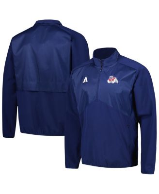 Men's adidas Navy Fresno State Bulldogs Sideline AEROREADY Raglan ...