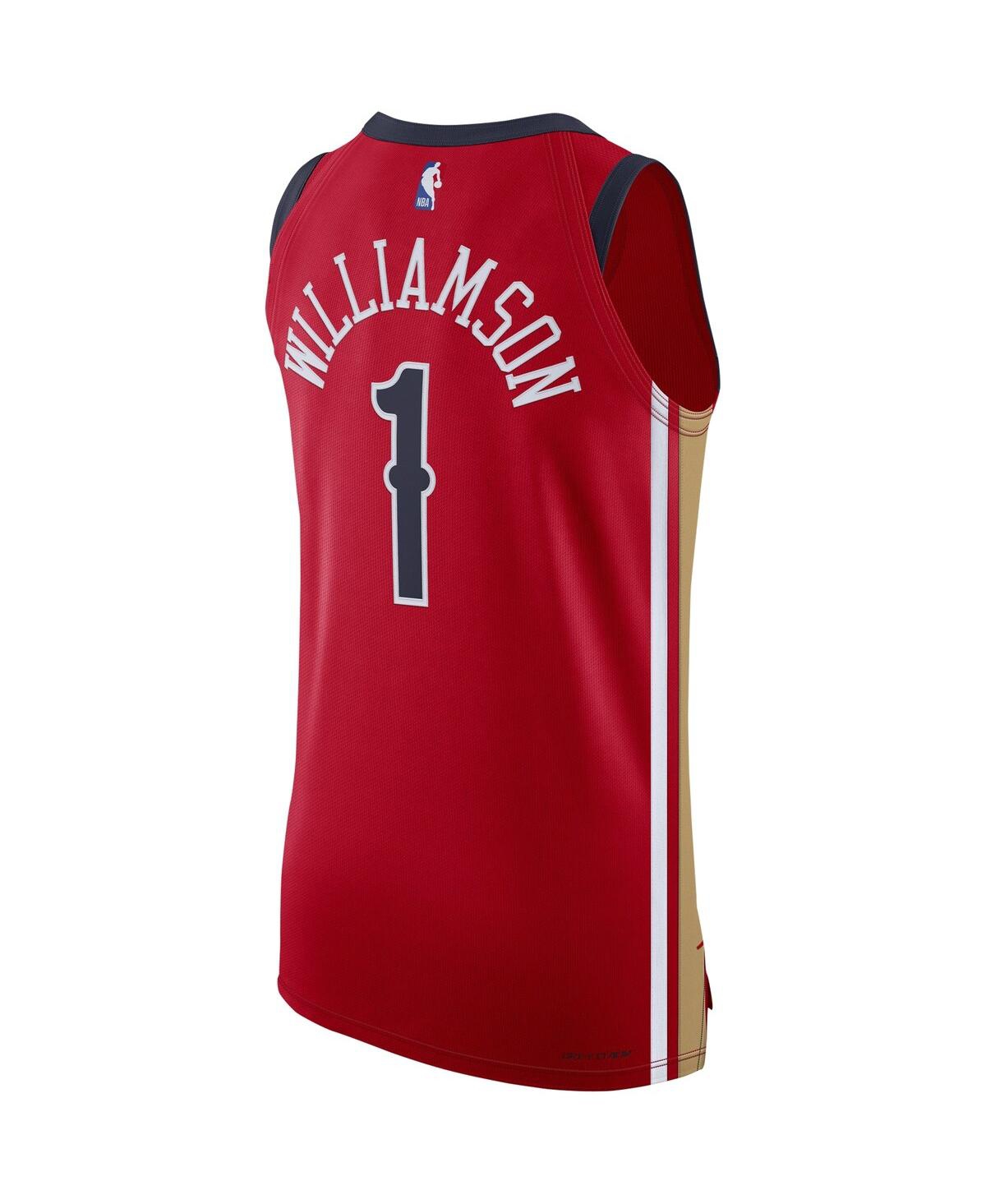 Men's Jordan Zion WilliamsonNew Orleans Pelicans Authentic Jersey - Association Edition - Red