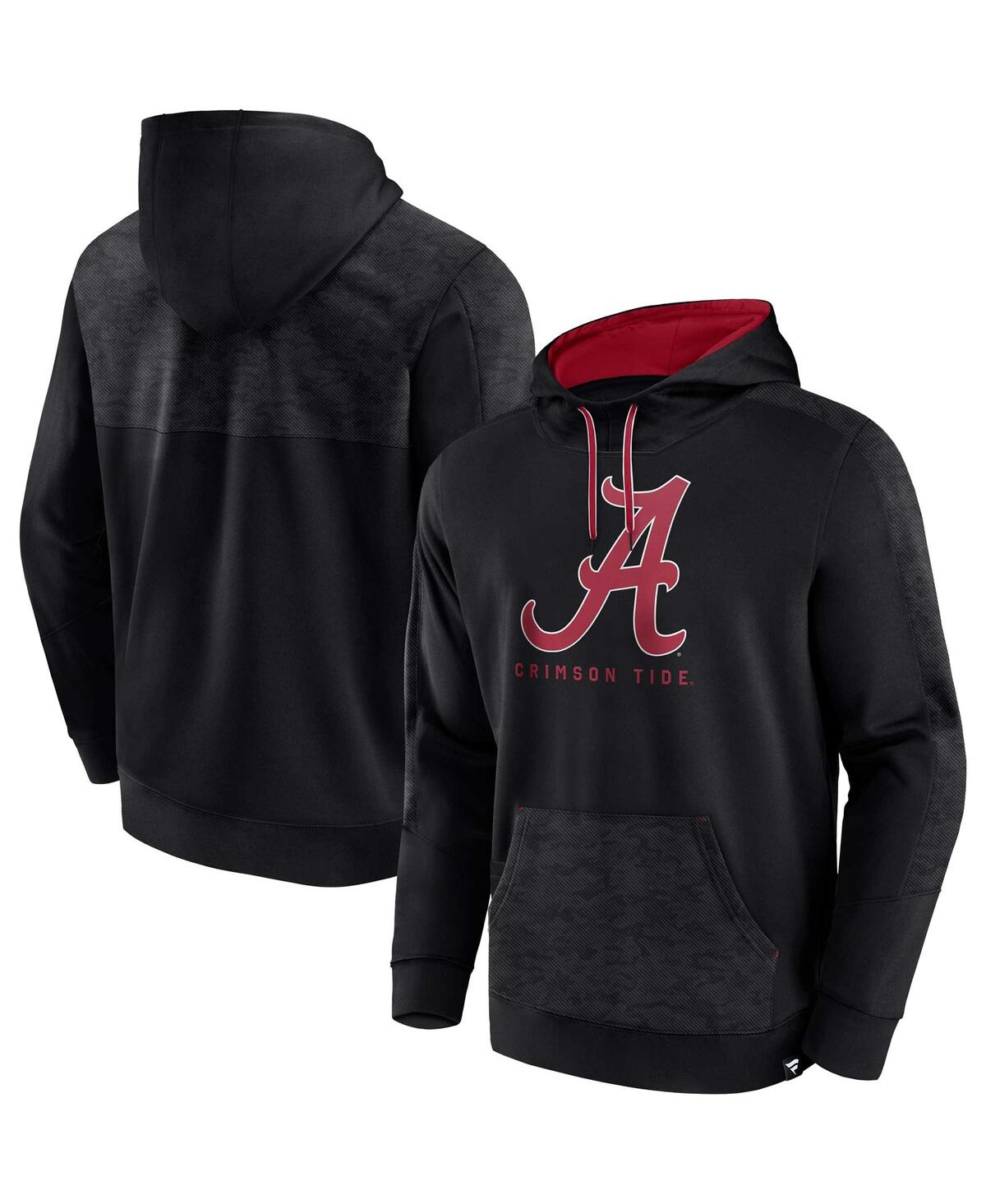 Fanatics Men's  Black Alabama Crimson Tide Defender Pullover Hoodie