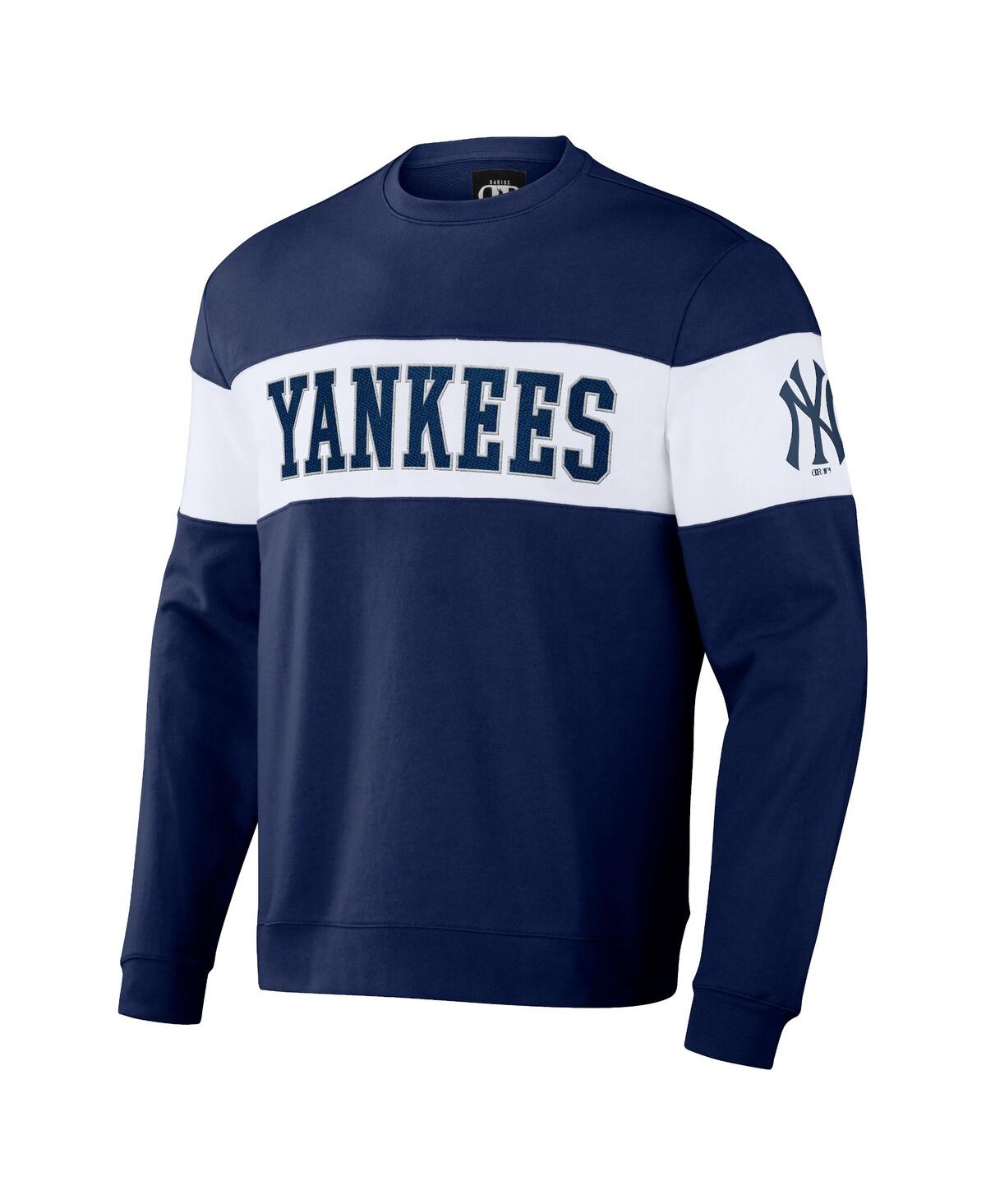 Shop Fanatics Men's Darius Rucker Collection By  Navy New York Yankees Stripe Pullover Sweatshirt