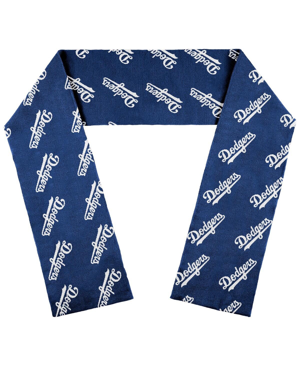 Wear By Erin Andrews Women's  Los Angeles Dodgers Team Wordmark Scarf In Navy