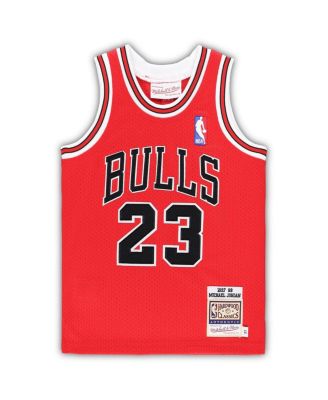 Toddler Boys and Girls Michael Jordan Red Chicago Bulls 1997/98 Hardwood Classics Authentic Jersey