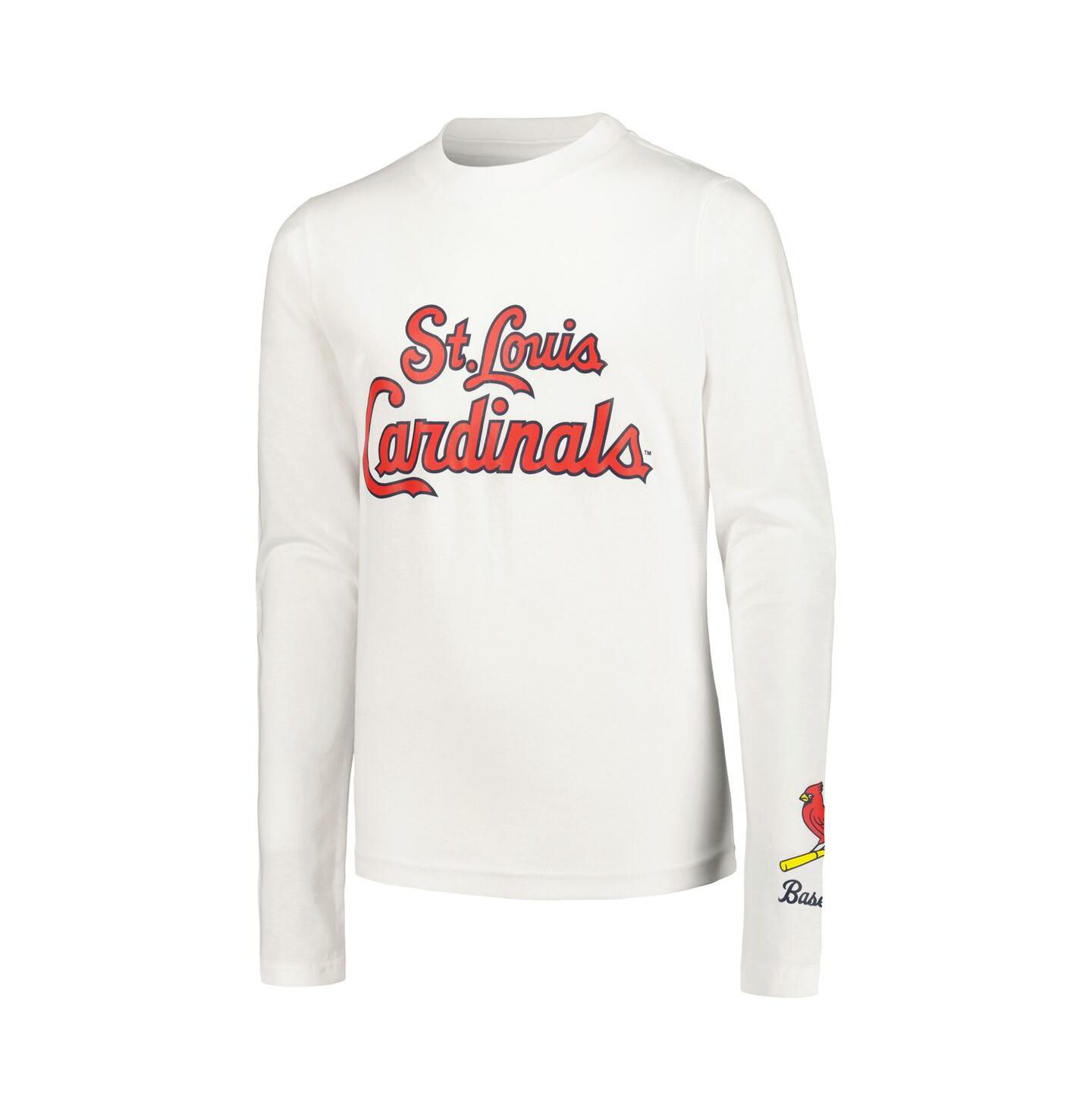 Футболки Stitches Red, White St. Louis Cardinals T-shirt Combo Set для мальчиков — фото 2
