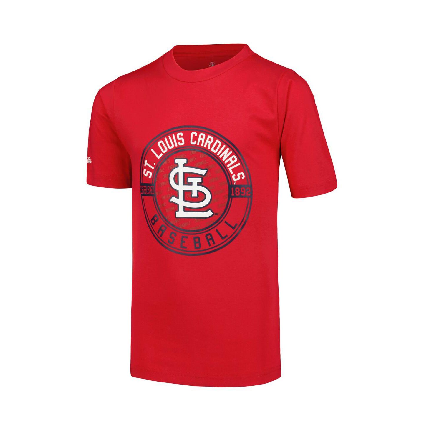 Футболки Stitches Red, White St. Louis Cardinals T-shirt Combo Set для мальчиков — фото 4