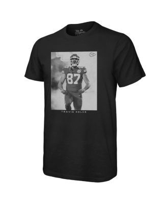 Men's Threads Travis Kelce Black Kansas City Chiefs Player Graphic Oversized T-shirt