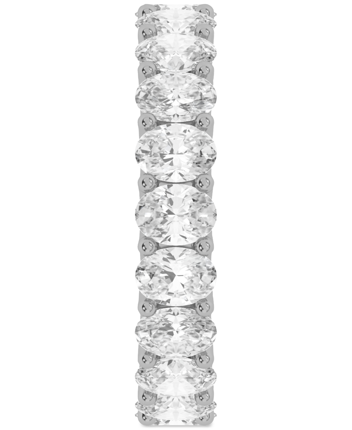 Diamond Oval-Cut Eternity Band (4 ct. t.w.) or 14k Gold - Platinum
