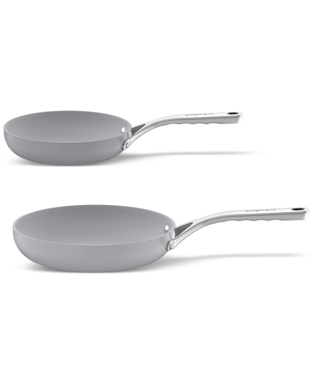 Cuisinart Culinary Collection 2-pc. Ceramic Nonstick Skillet Set In Gray