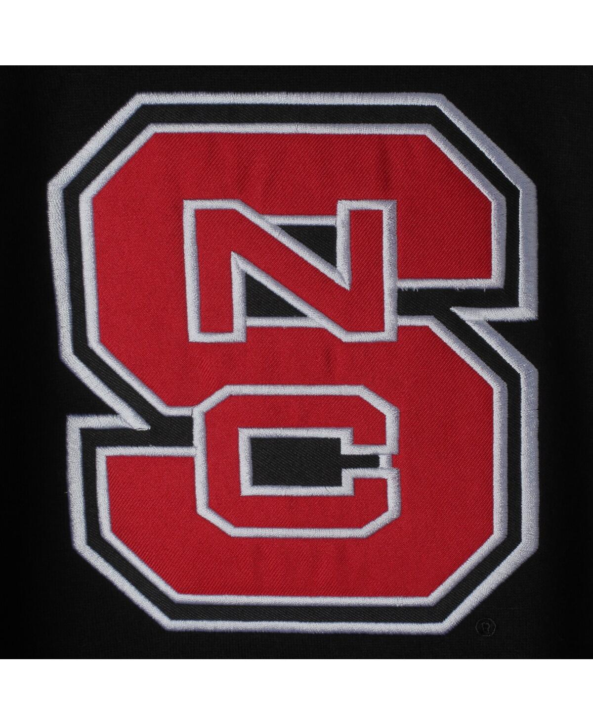 Colosseum Youth Boys Black Nc State Wolfpack Big Logo Pullover Hoodie In Black
