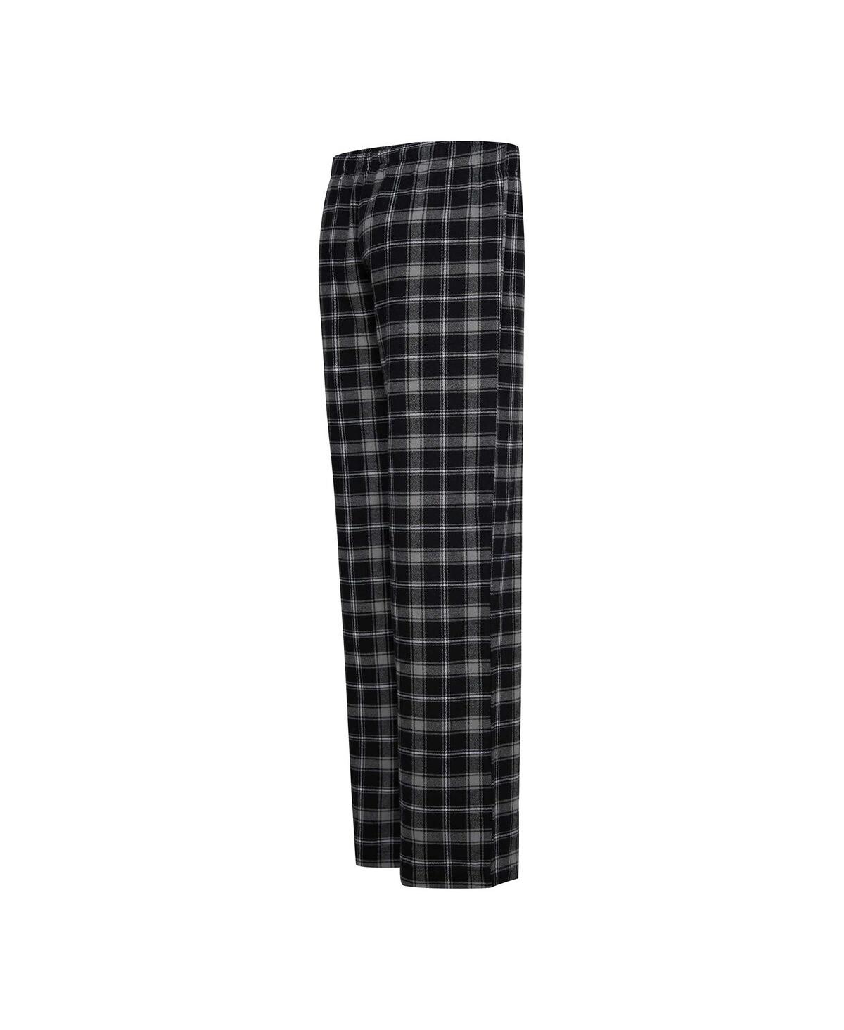 Concepts Sport Women's  Black, Gray Chicago White Sox Arctic T-shirt And Flannel Pants Sleep Set In Black,gray
