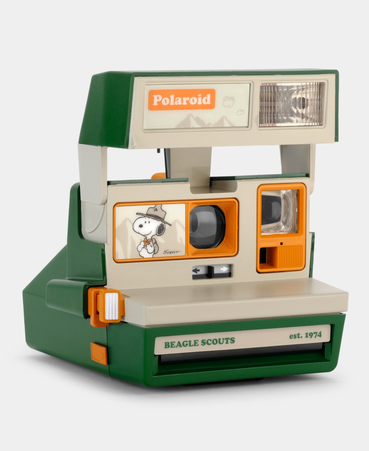 Retrospekt Beagle Scouts Polaroid 600 Instant Film Camera In Green