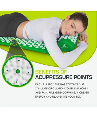 Acupressure Mat and Pillow Set