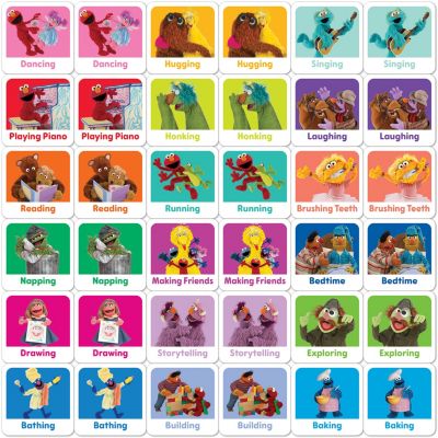 MasterPieces Sesame Street - Elmo & Friends Matching Game for kids