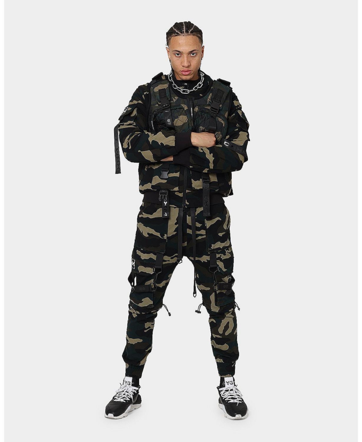 Dxxmlife Men's L-4 Camo Surplus Jogger