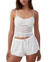 Shop Lace Camisole and Shorts Set Online