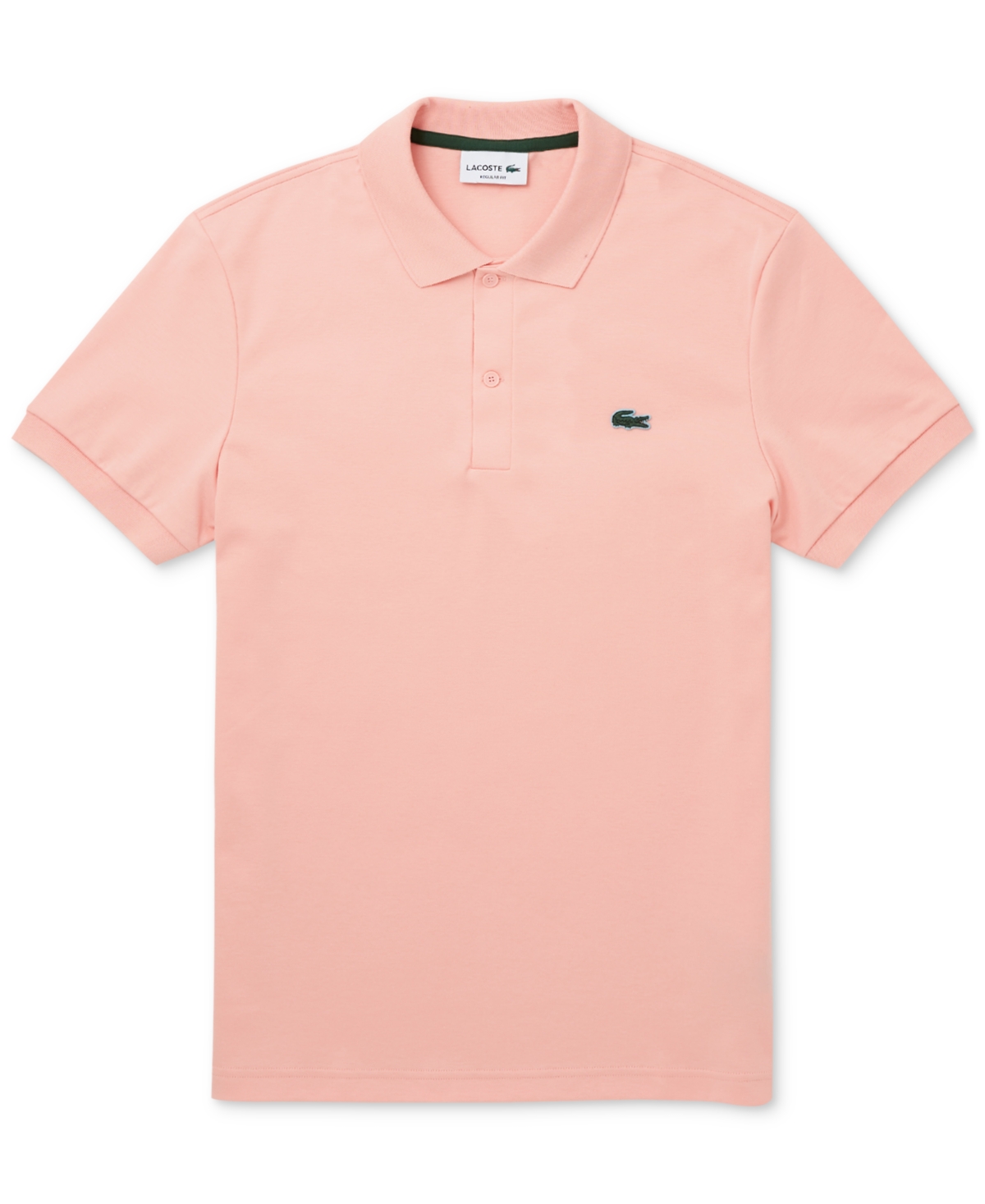 Lacoste Men's Short Sleeve Button-placket Logo Polo Shirt In Sgi
