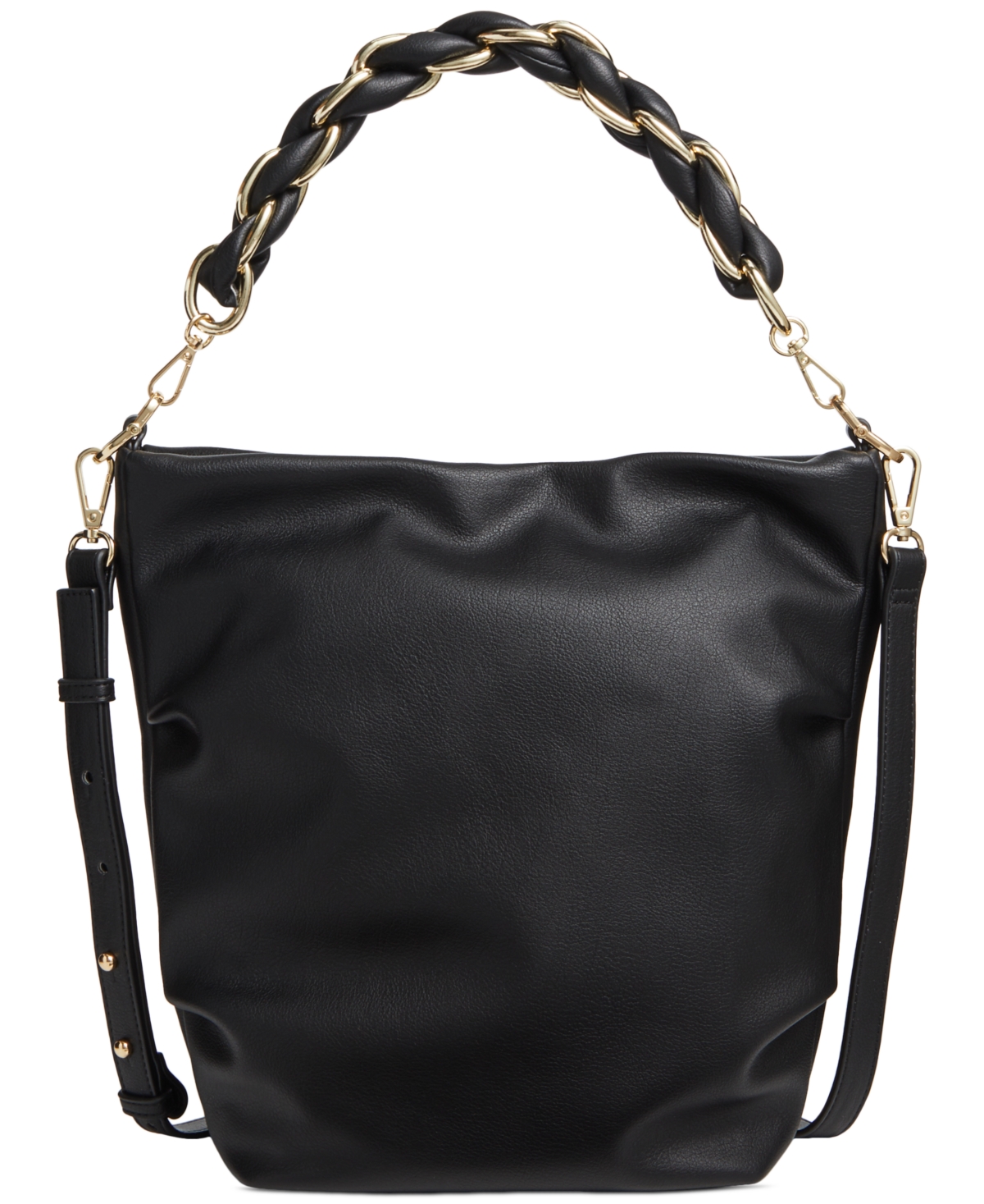 Shop Inc International Concepts Louiey Hobo Bag, Created For Macy's In Black
