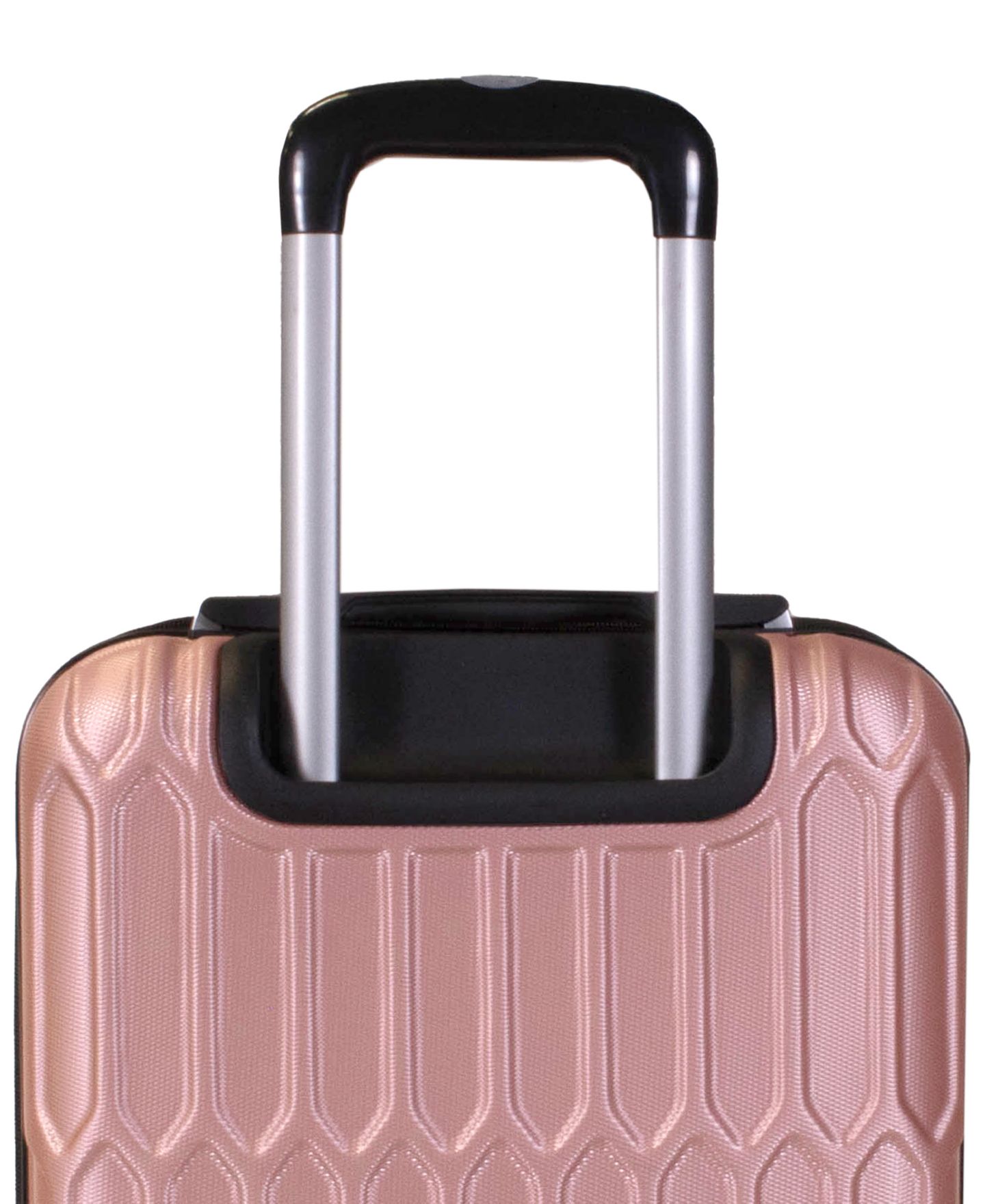 Чемодан AMKA Honeycomb 20" Carry-On Expandable Spinner Suitcase, цвет: Розовое золото — фото 4