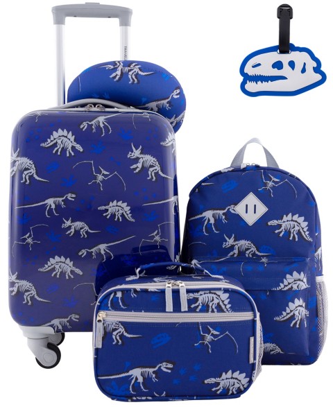 Детские Travelers Club Kid's Hard Side Carry-On Spinner 5 Piece Luggage Set
