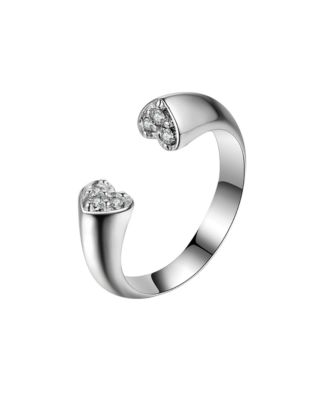 Cubic Zirconia Heart Ring