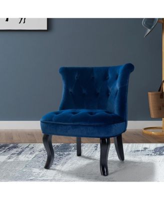 Upholstered Paolino Accent Chair with Button-tufted Back