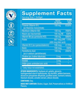 The Vitamin Shoppe Vitamin B-Complex 100 - Energy Production, Stress ...