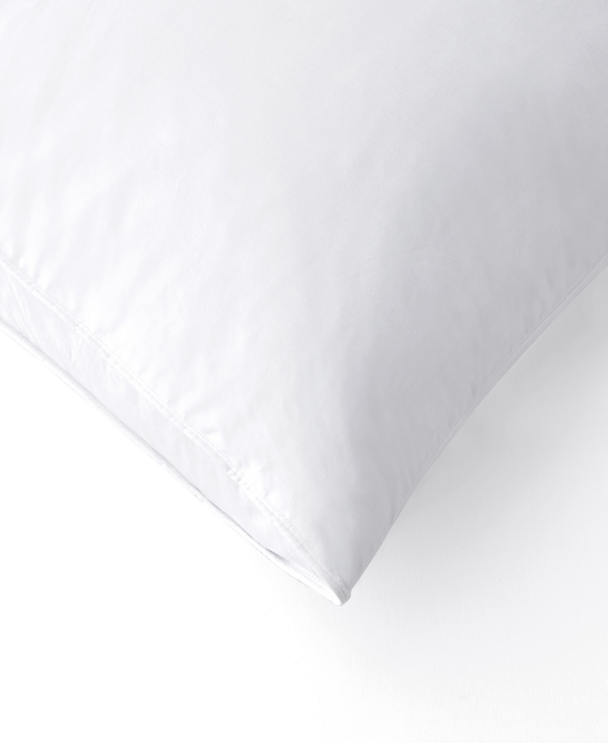 Unikome 100% Cotton Medium Soft Down and Feather Gusseted 2-Pack Pillows