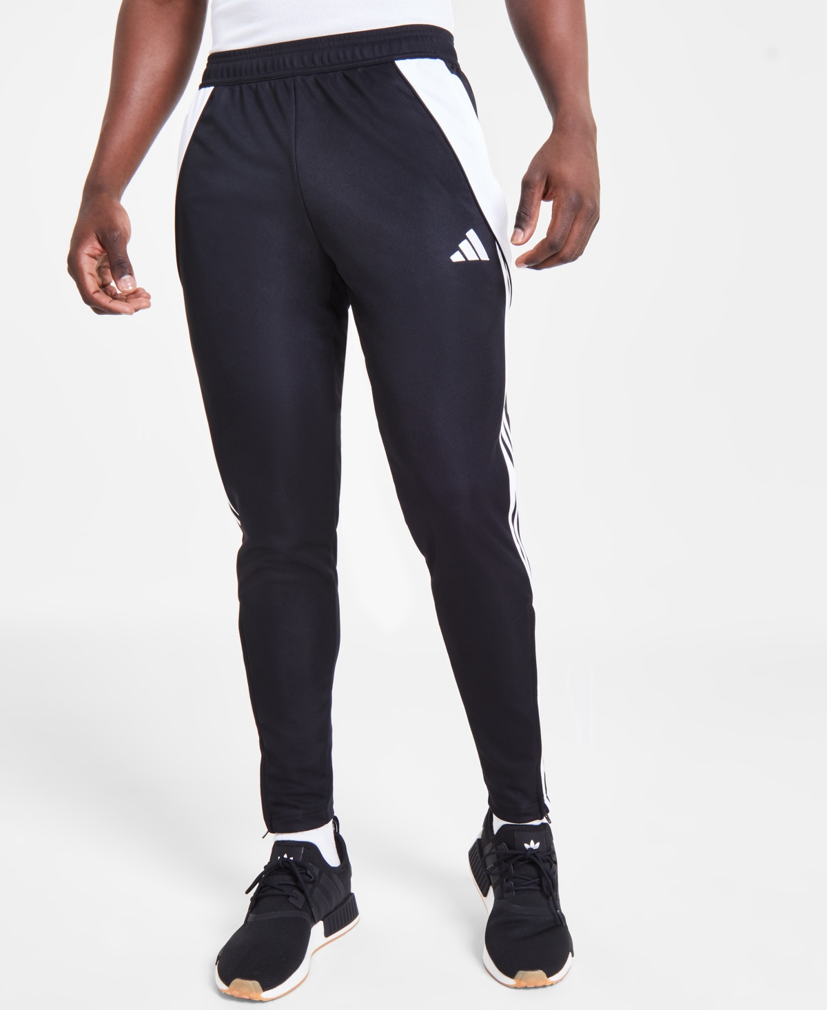 Shop Adidas Originals Men's Tiro 24 League Pants In Mid Grey,wht