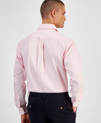 Men's Regular Fit Pinpoint Dress Shirt, Created for Macy's