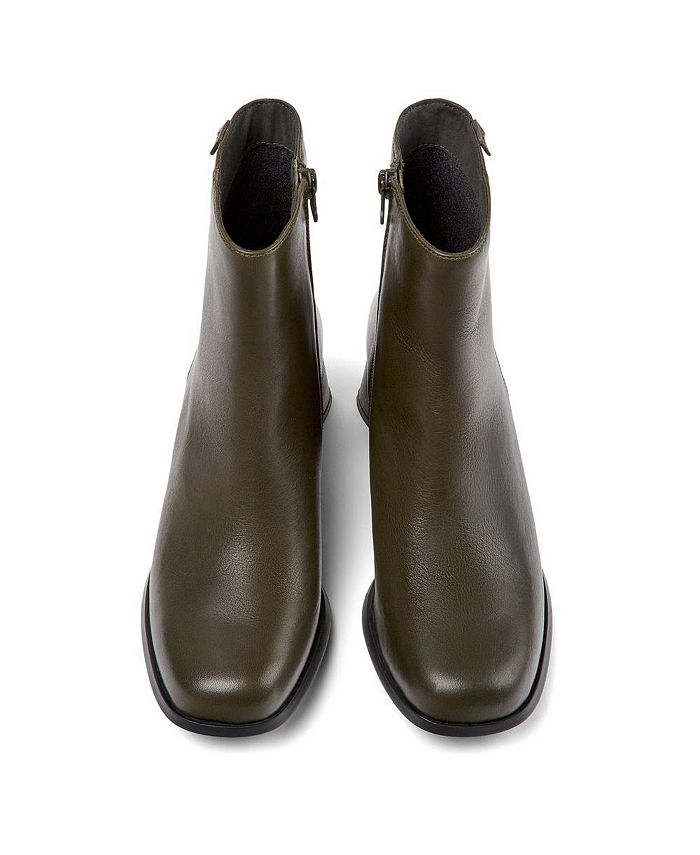 Camper Women's Brutus Trek Medium Boot In Dark Green - High-Performance Everyday Hiking Boot