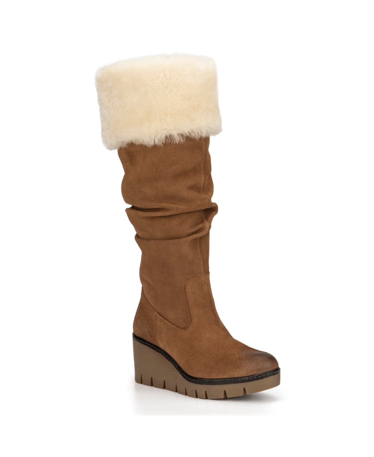 Women's Arabella Wedge Boots - Tan