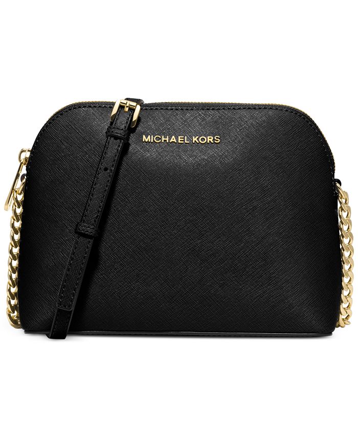 Michael Kors Cindy Saffiano Dome Crossbody & Reviews - Handbags -