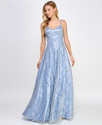 Macys gowns blue hotsell