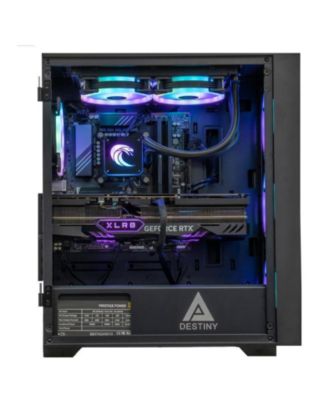 Python Gaming Desktop PC - Intel Core i7-13700F Processor, GeForce RTX 4060 Graphics, Liquid Cooled, 32GB DDR5 RAM, 2TB NV ME, Wi-Fi, Windows 11 Home 64-bit
