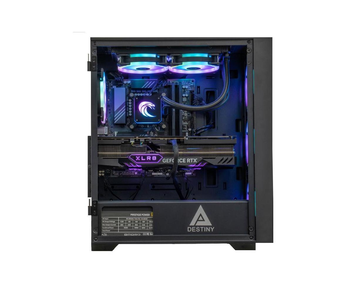 Python Gaming Desktop Pc - Intel Core i7-13700F Processor, GeForce Rtx Graphics, Liquid Cooled, 32GB DDR5 Ram, 2TB Nv Me, Wi-Fi, Windows 11 Home