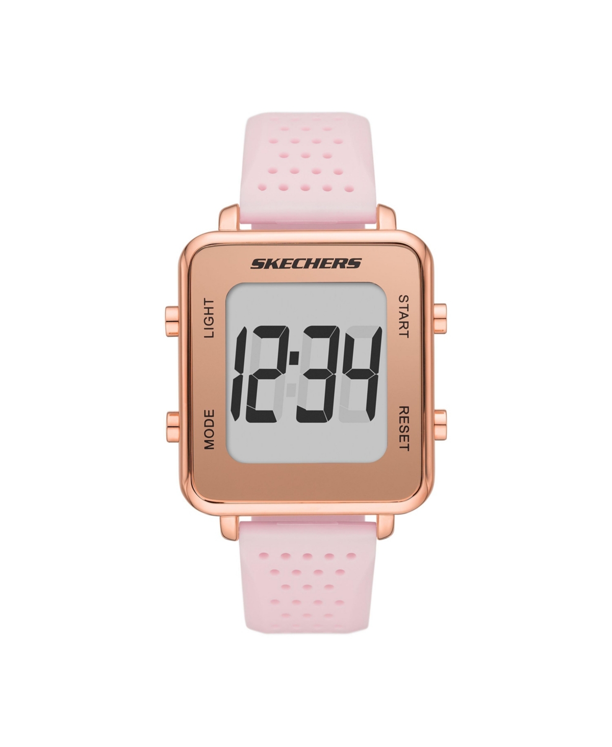 Women's Naylor Digital, Rose Gold-Tone Alloy Watch, Pink - Blush, pink