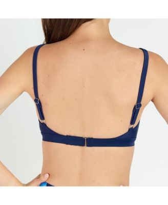 Women's Adjustable Strap Clasp Swim Bra