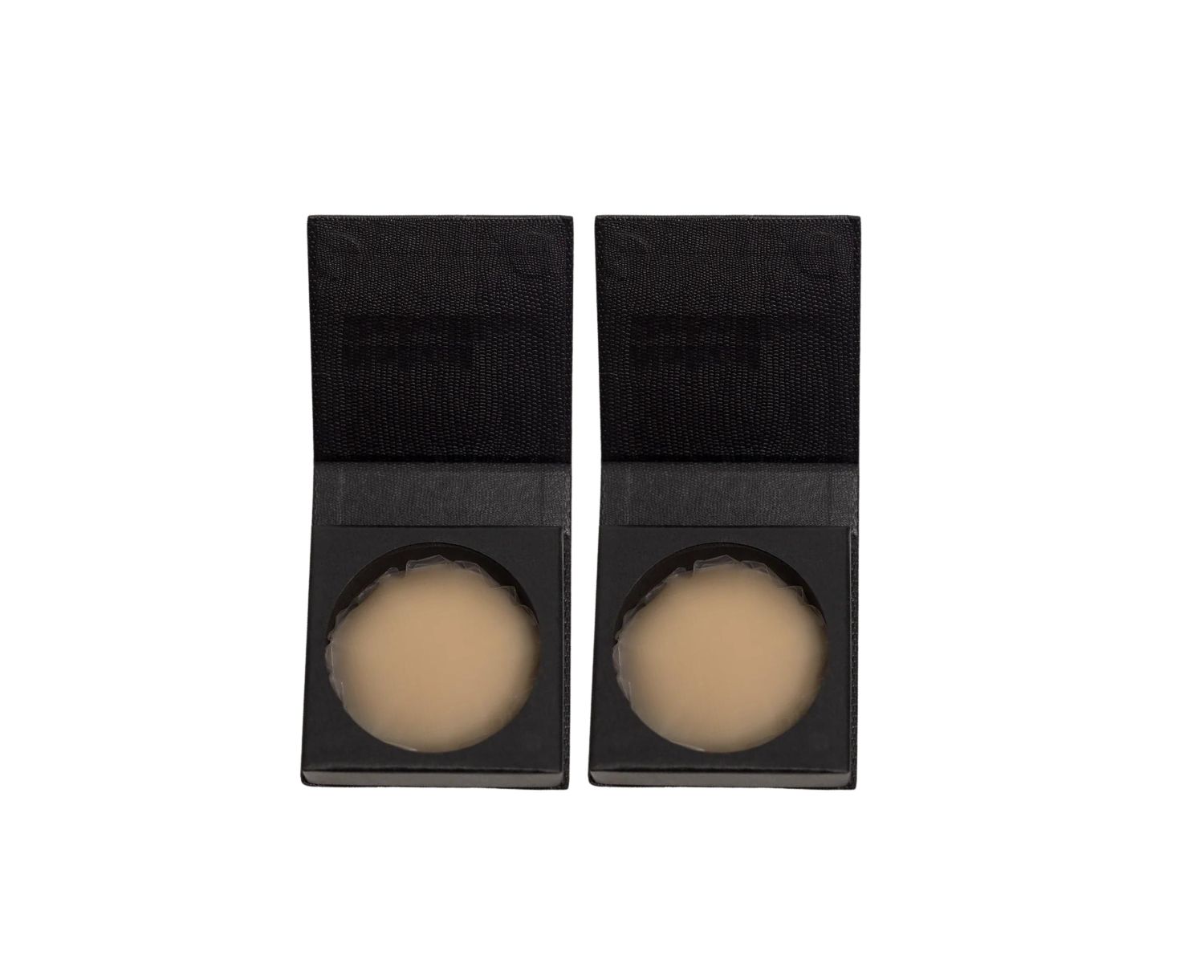 Women's Reusable Round Nipple Stickies No Show Adhesive Covers: 2 Pack Set