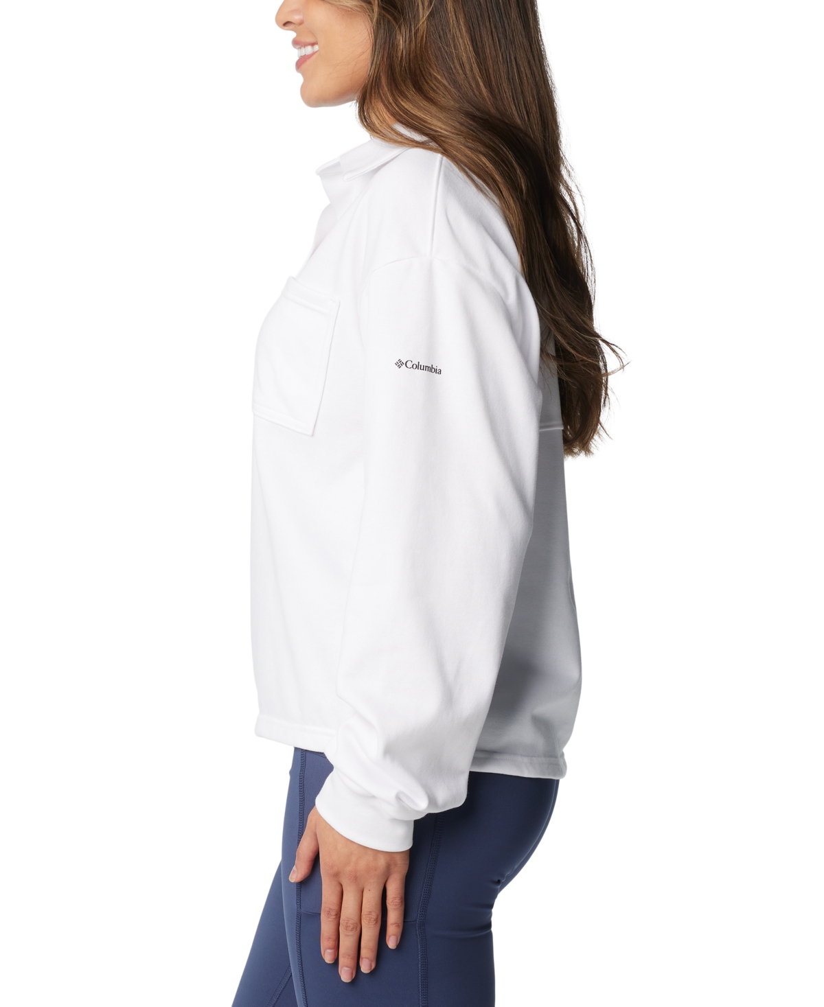 Columbia Women's Trek Collared Crew Long-Sleeve Top