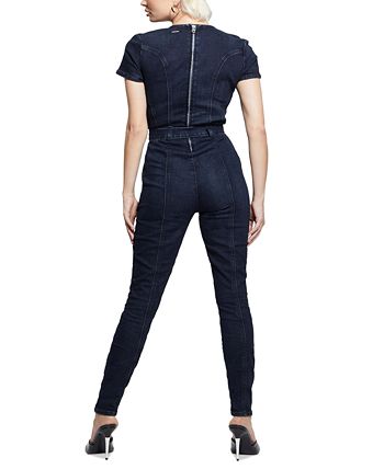 Macys denim jumpsuit new arrivals