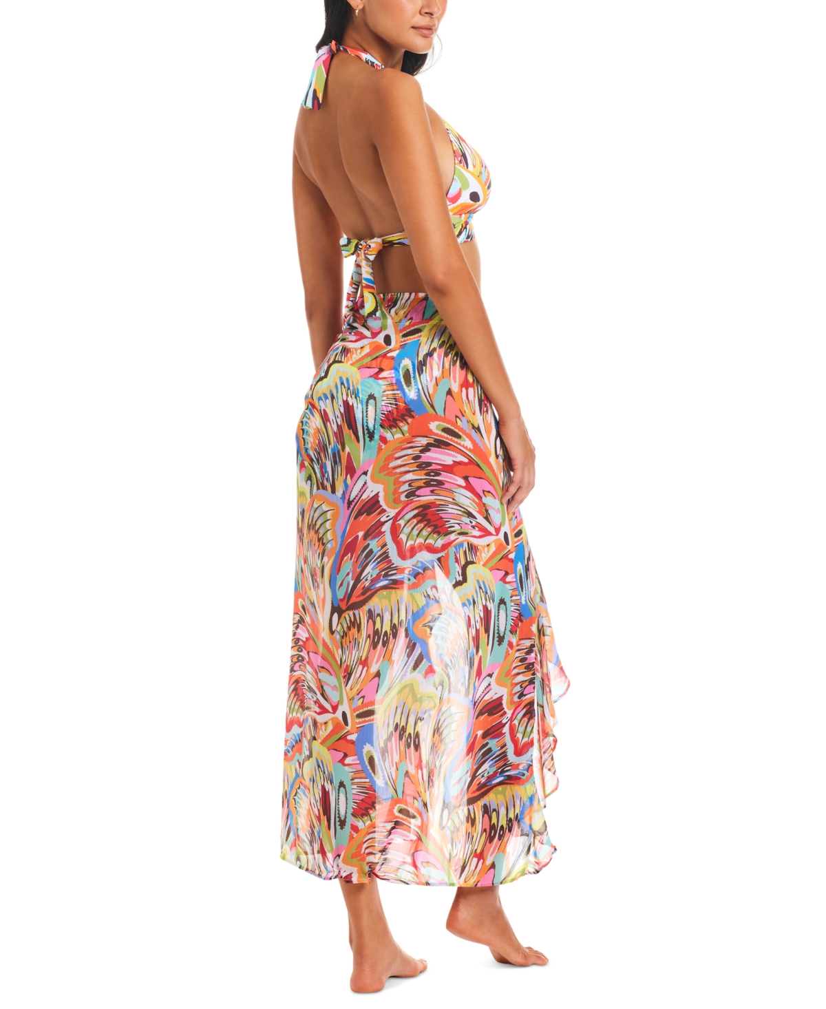 Shop Bleu By Rod Beattie Women's Break The Mold Sarong Cover-up In Multi