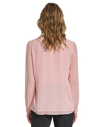 Calvin klein shop long sleeve blouse