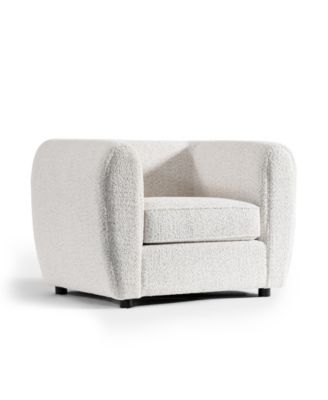 Valerian 45" Boucle Fabric Club Chair