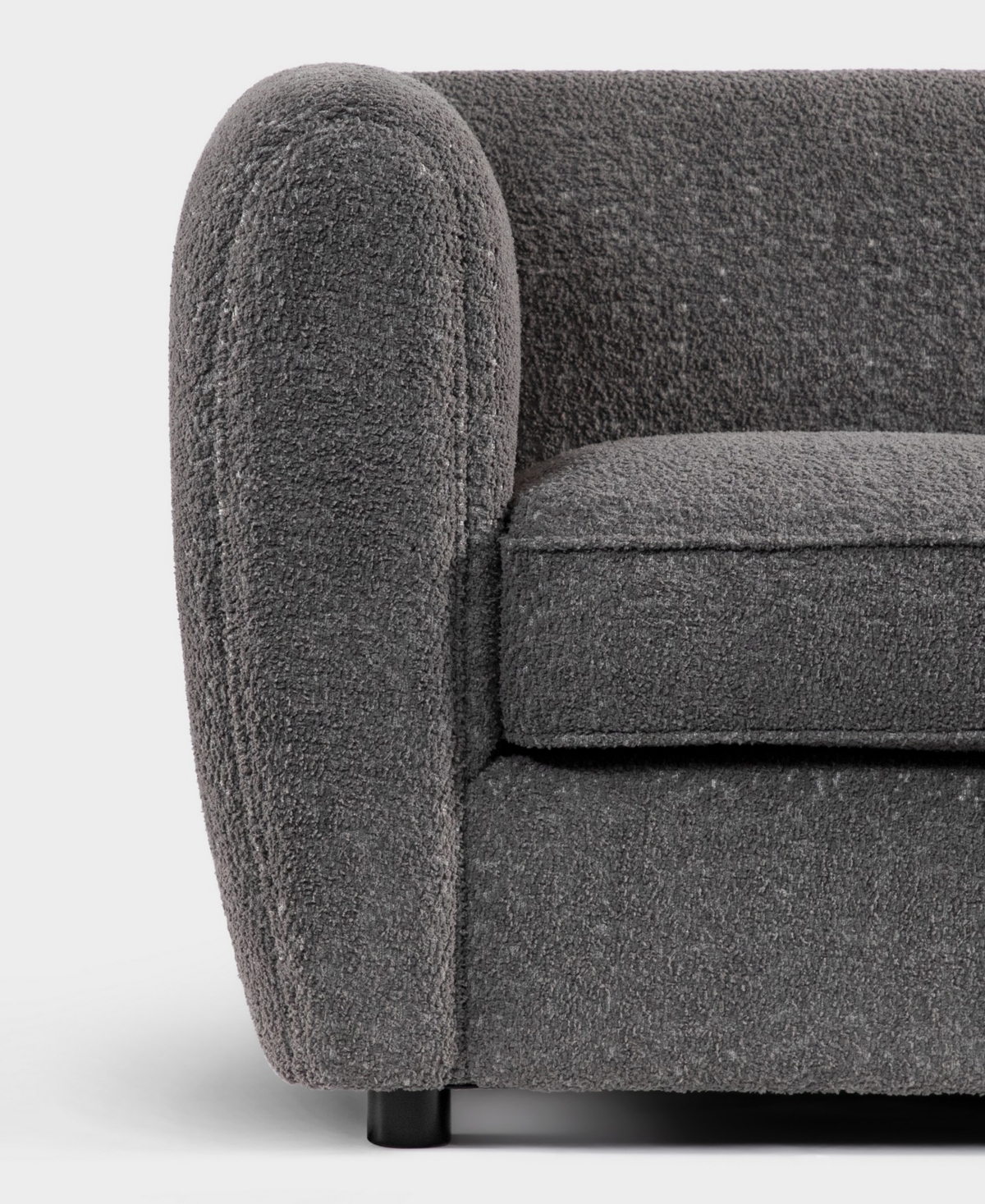 Valerian Boucle Fabric Loveseat