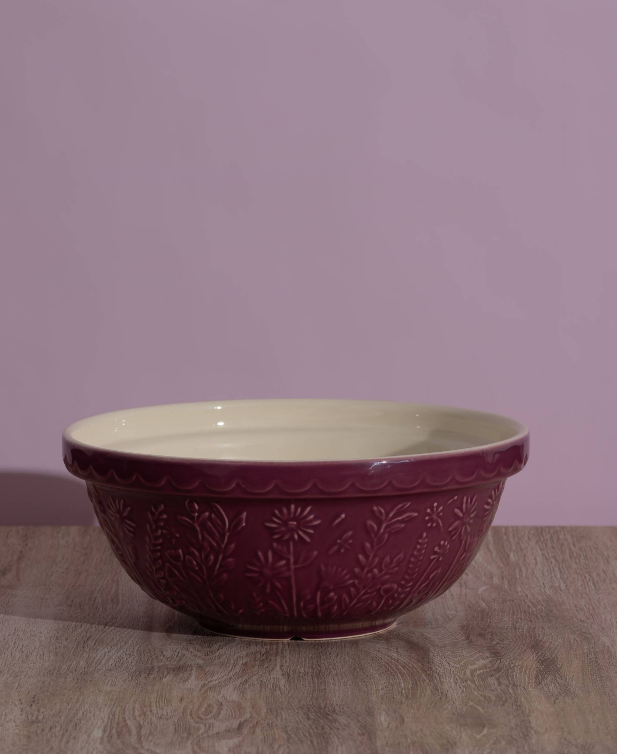 Mason Cash In The Meadow 11" Mixing Bowl In Purple