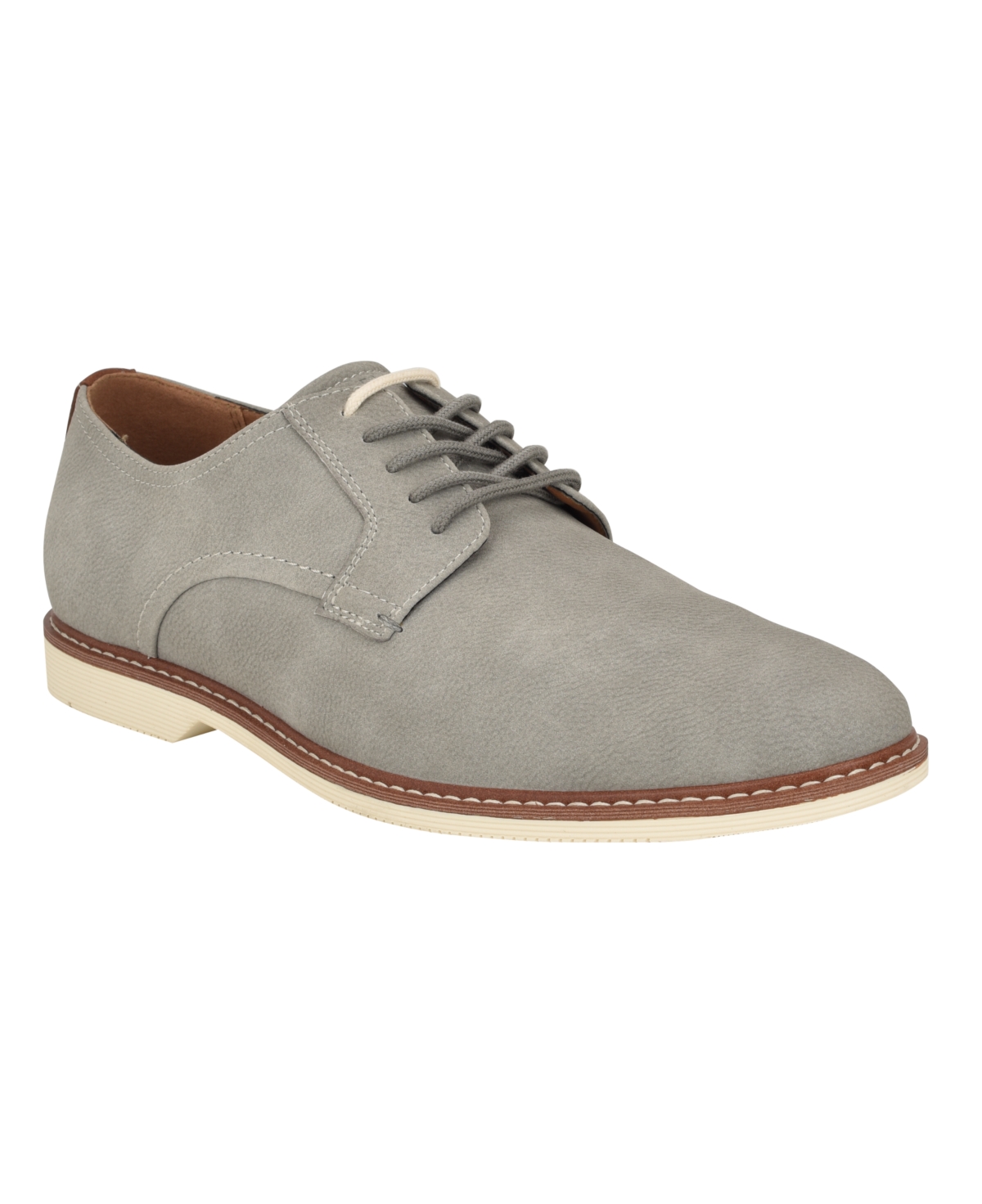 Tommy Hilfiger Men's Raylon Casualized Lace Up Oxfords In Light Gray