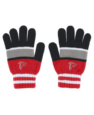 Women's Atlanta Falcons Stripe Glove and Scarf Set